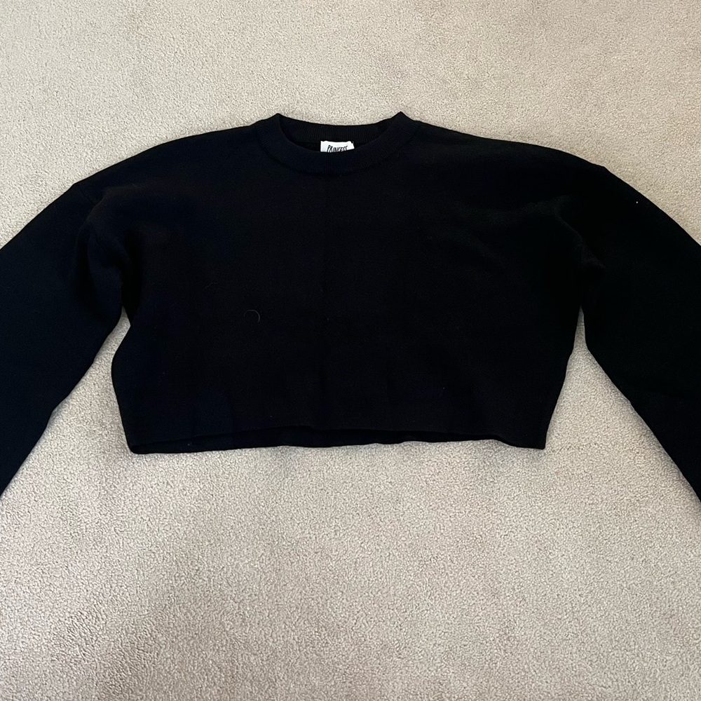 Princess Polly Classic Black Knit Top